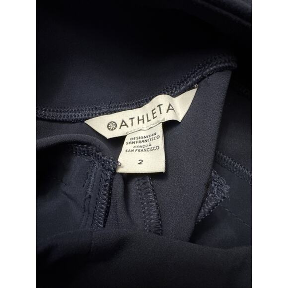 Athleta Endless Pant Navy Blue Size 2 City Casual Travel Fall 2023 New NWT - Picture 3 of 7